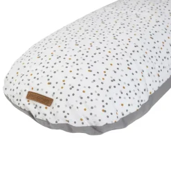 Borstvoedingskussen met microkorrels 160 cm print Dots