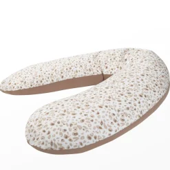 borstvoedingskussen met microballetjes 160 cm leopardprint