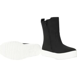 Bottines effect suède met contrasterende zool meisjes