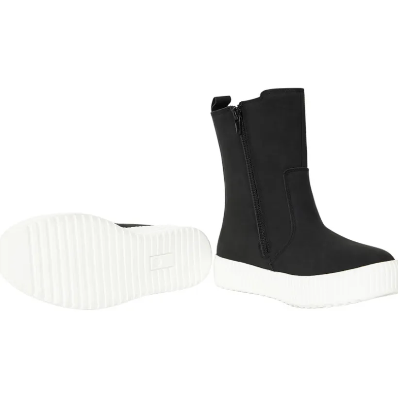 Bottines effect suède met contrasterende zool meisjes