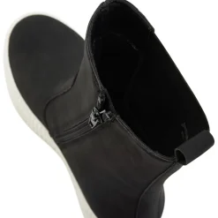 Bottines effect suède met contrasterende zool meisjes