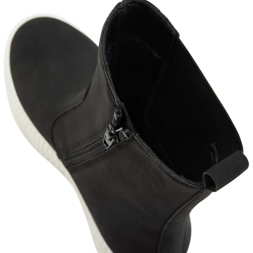 Bottines effect suède met contrasterende zool meisjes