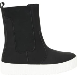 Bottines effect suède met contrasterende zool meisjes