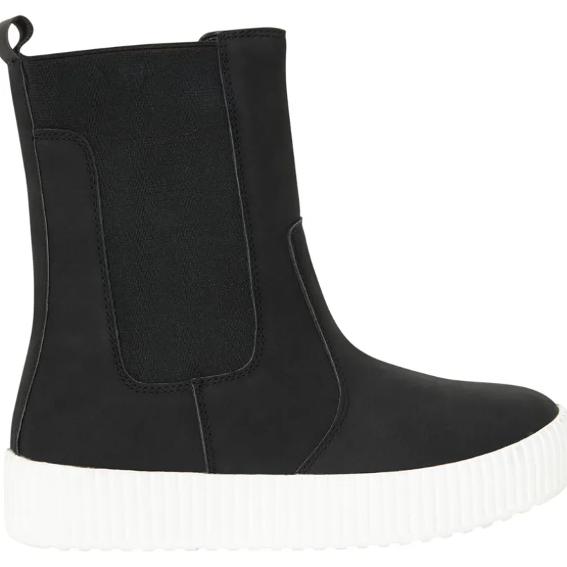 Bottines effect suède met contrasterende zool meisjes