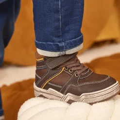 Bottines met velcro en elastieken jongens