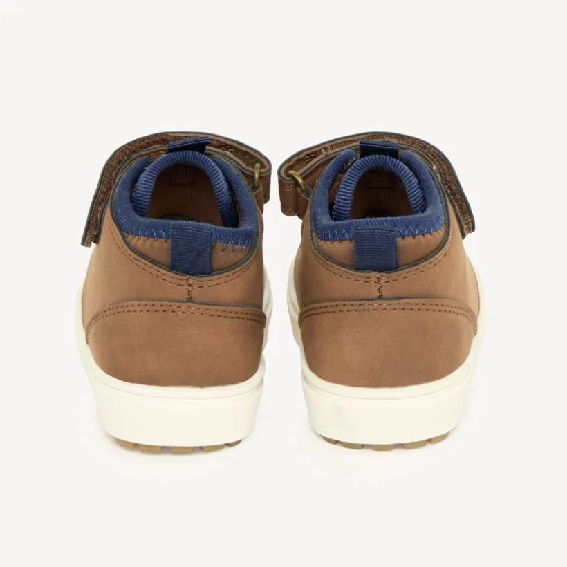 Bottines voor jongens met elastische veters en klittenband