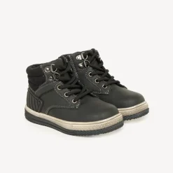 Bottines voor jongens met warme voering, veters en rits.