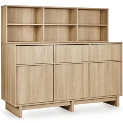 Bovenste Opbergplank Set Kyo voor Commode XL Honey Ash