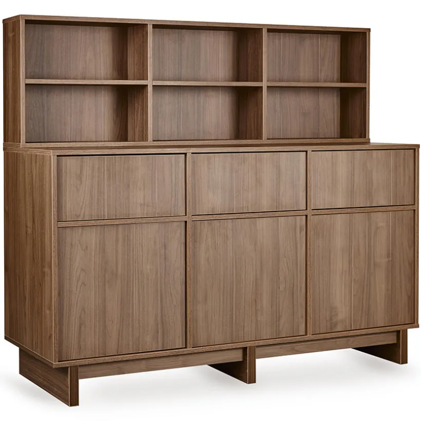 Bovenste Opbergplank Set Kyo voor Commode XL Walnut