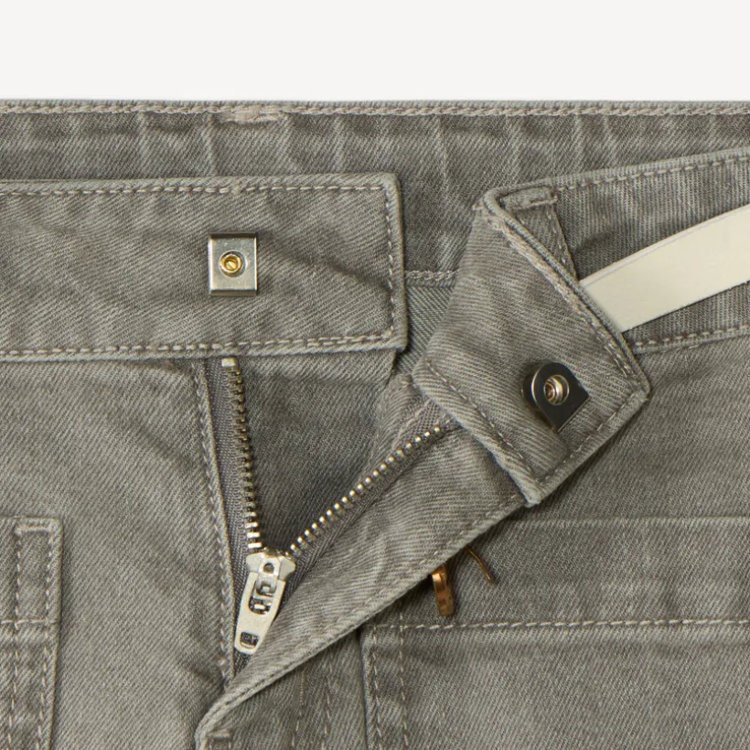 Brede rechte jeans met riem meisjes