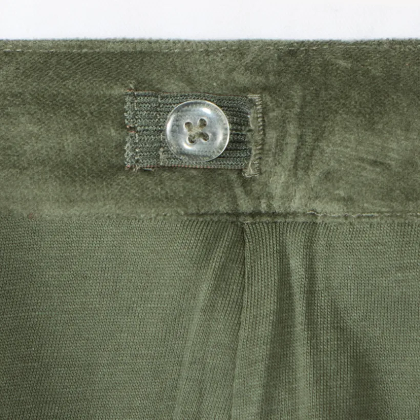 Broek bootcut in fluweel met gevlochten riem meisjes