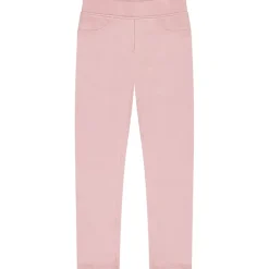 Broek in effen fleece meisjes