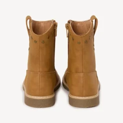 Bruine cowboylaarsjes met ritssluiting meisjes