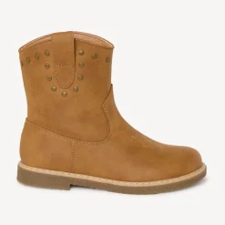 Bruine cowboylaarsjes met ritssluiting meisjes