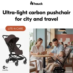 Buggy compact & licht Lite N Care Choco