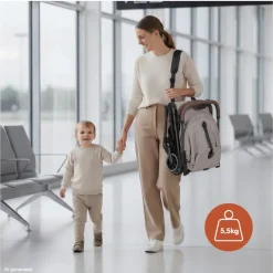 Buggy compact & licht Lite N Care Sandy Taupe