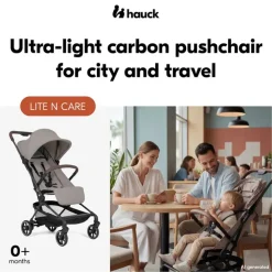 Buggy compact & licht Lite N Care Sandy Taupe