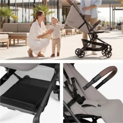 Buggy compact & licht Lite N Care Sandy Taupe