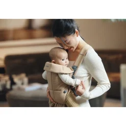 Buikdrager mini geweven Beige