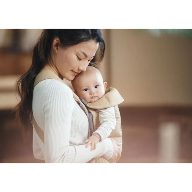 Buikdrager mini geweven Beige