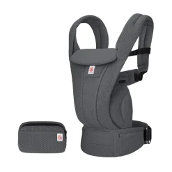 Buikdrager Omni Deluxe Mesh 4 draagmodi Graphite Grey
