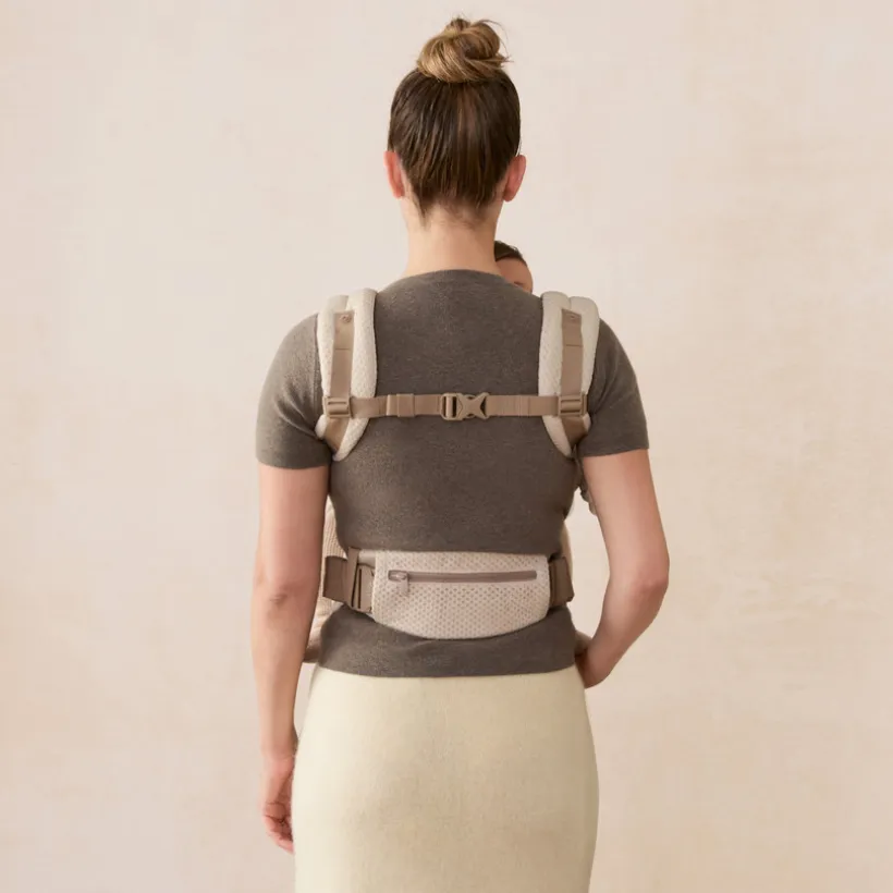 Buikdrager Omni Deluxe Mesh 4 draagmodi Natural Beige