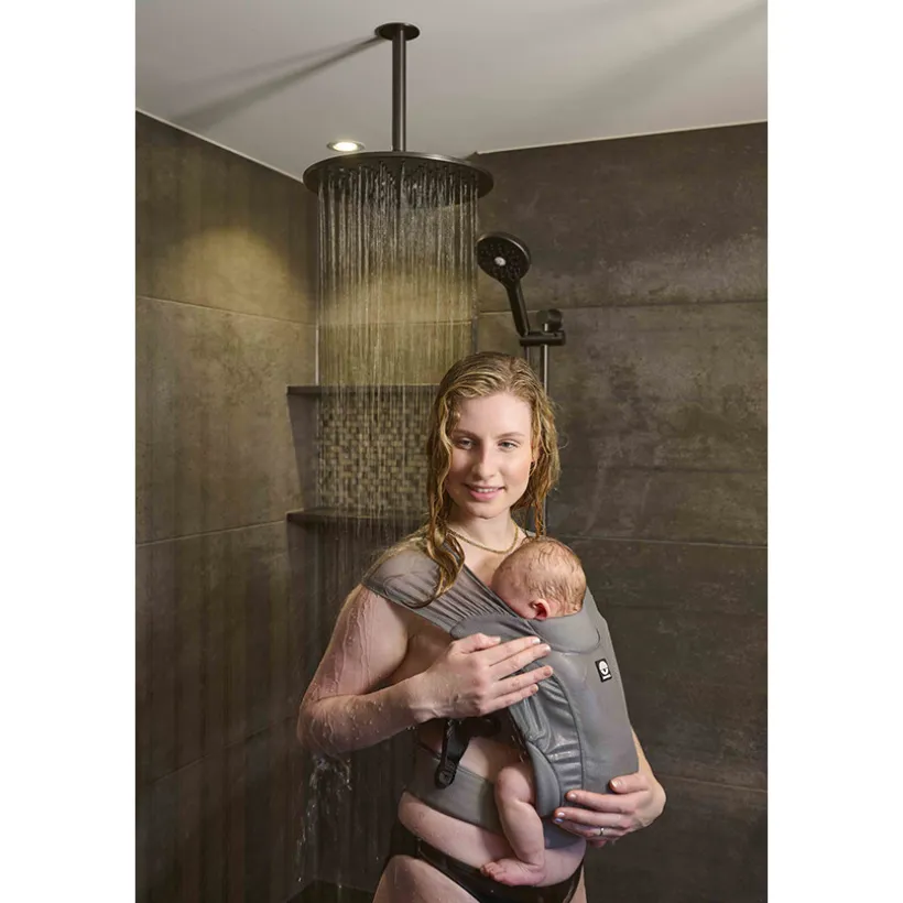 Buikdrager Splash Carrier voor douche Grijs