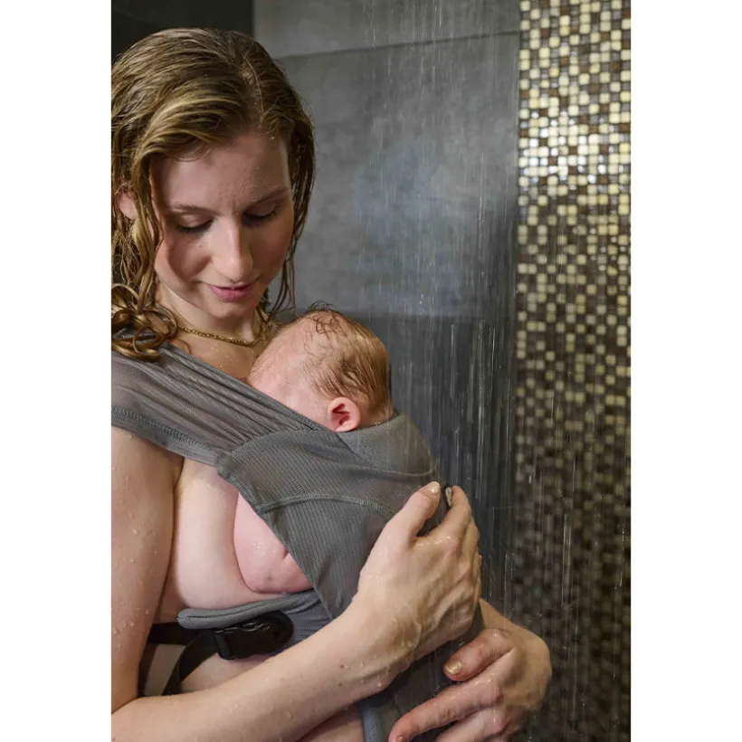 Buikdrager Splash Carrier voor douche Grijs