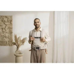 Buik-rugdrager Harmony geweven mélange Licht Beige