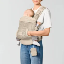 Buik-rugdrager Laya 0-3jaar Almond Beige