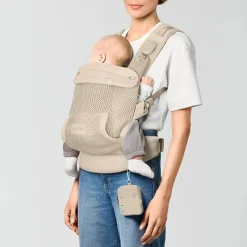 Buik-rugdrager Laya 0-3jaar Almond Beige