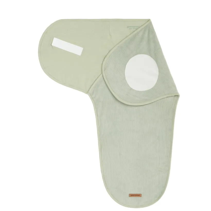 Cadeautje van ribfluweel - groen