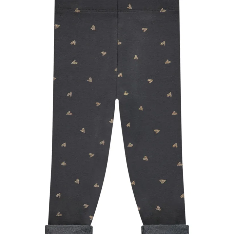 Caleçon doublé en sherpa avec imprimé cœurs pour bébé fille devient Sherpa broek met hartjesprint meisjes.