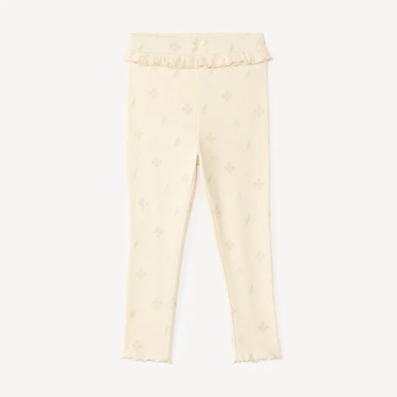 Caleçon meisjes met volant en fantasieprint