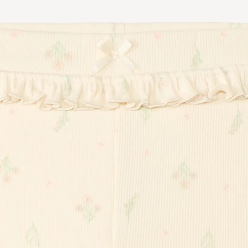 Caleçon meisjes met volant en fantasieprint