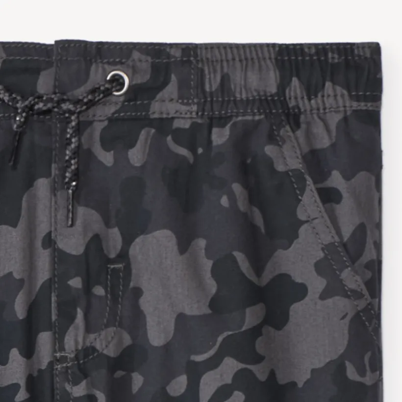 Camo-print jongens broek met voering