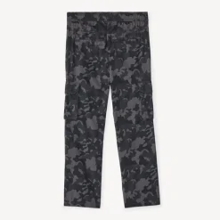 Camo-print jongens broek met voering