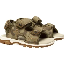 Camouflage sandalen met klittenband voor baby jongen