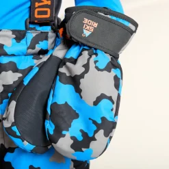 Camouflage skiwanten jongens