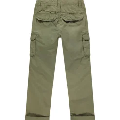 Cargo broek van stof met zakken
