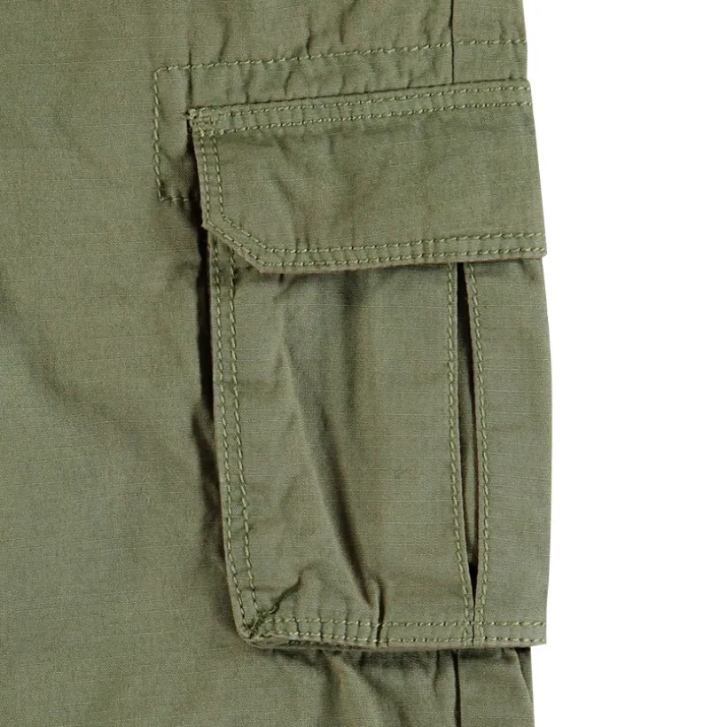 Cargo broek van stof met zakken