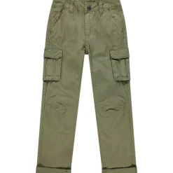 Cargo broek van stof met zakken