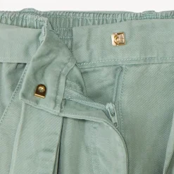 Cargo broek van twill met riem meisjes