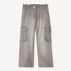 Cargo jeans met wijde pijpen meisjes