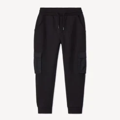 Cargojoggingbroek in fleece jongens