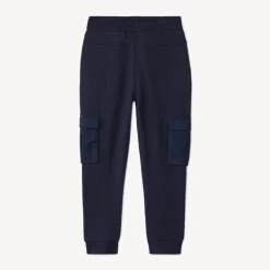 Cargojoggingbroek in fleece jongens