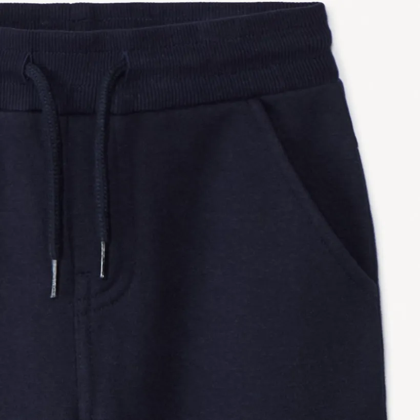 Cargojoggingbroek in fleece jongens