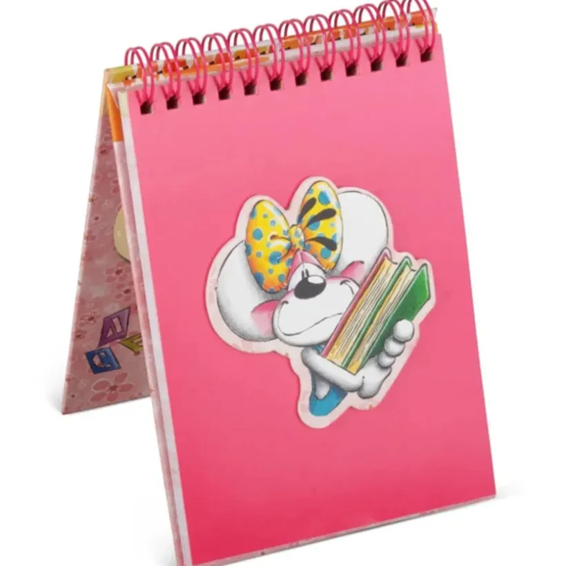 Carnet à spirale A6 Diddl et ses Amis (Modèle Aléatoire)