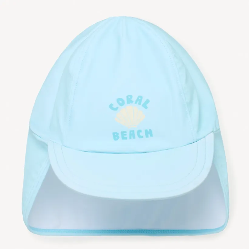 Casquette anti-UV en jersey print fantaisie pour bébé garçon