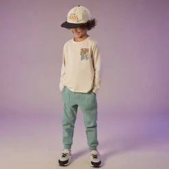 Casquette bicolore avec broderie 3D garçon